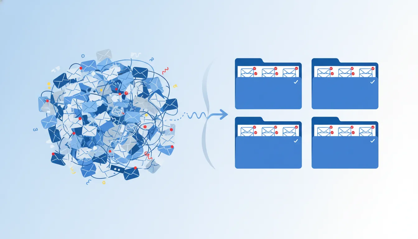 Automated email sorting hero