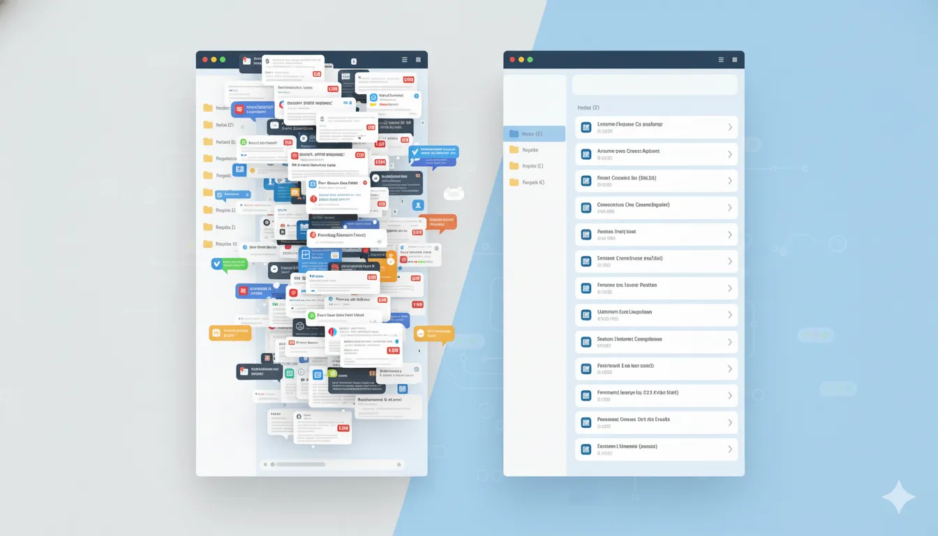 Automatic email sorting hero