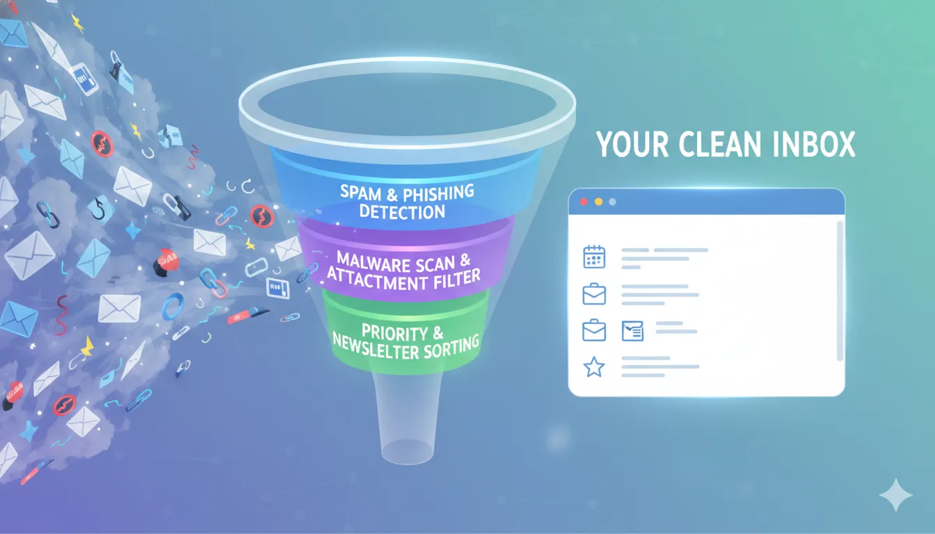 Email filtering hero